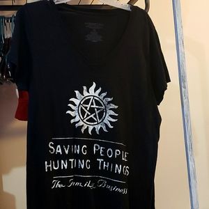 Supernatural "family business" shirt
